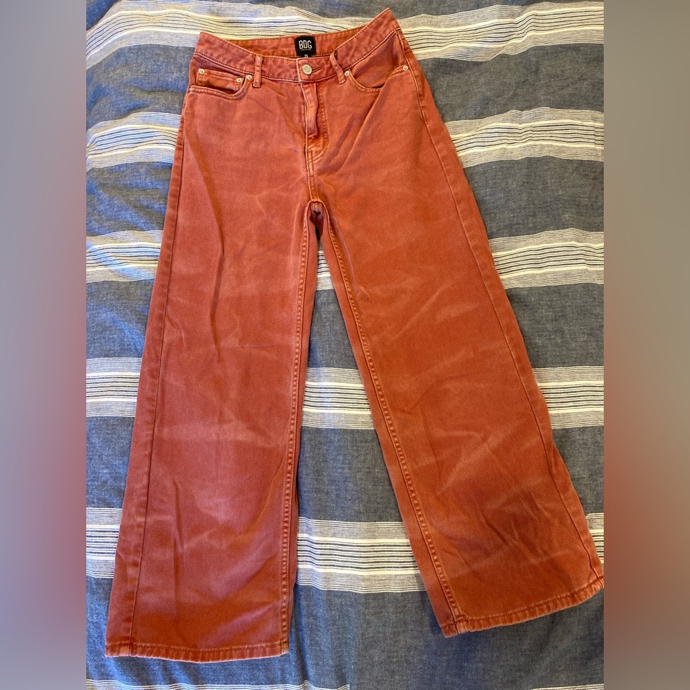 BDG earthy red jeans